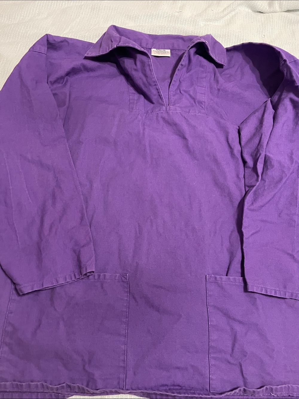 Men's Purple Lightweight Shirt Jacket with Patch Pockets